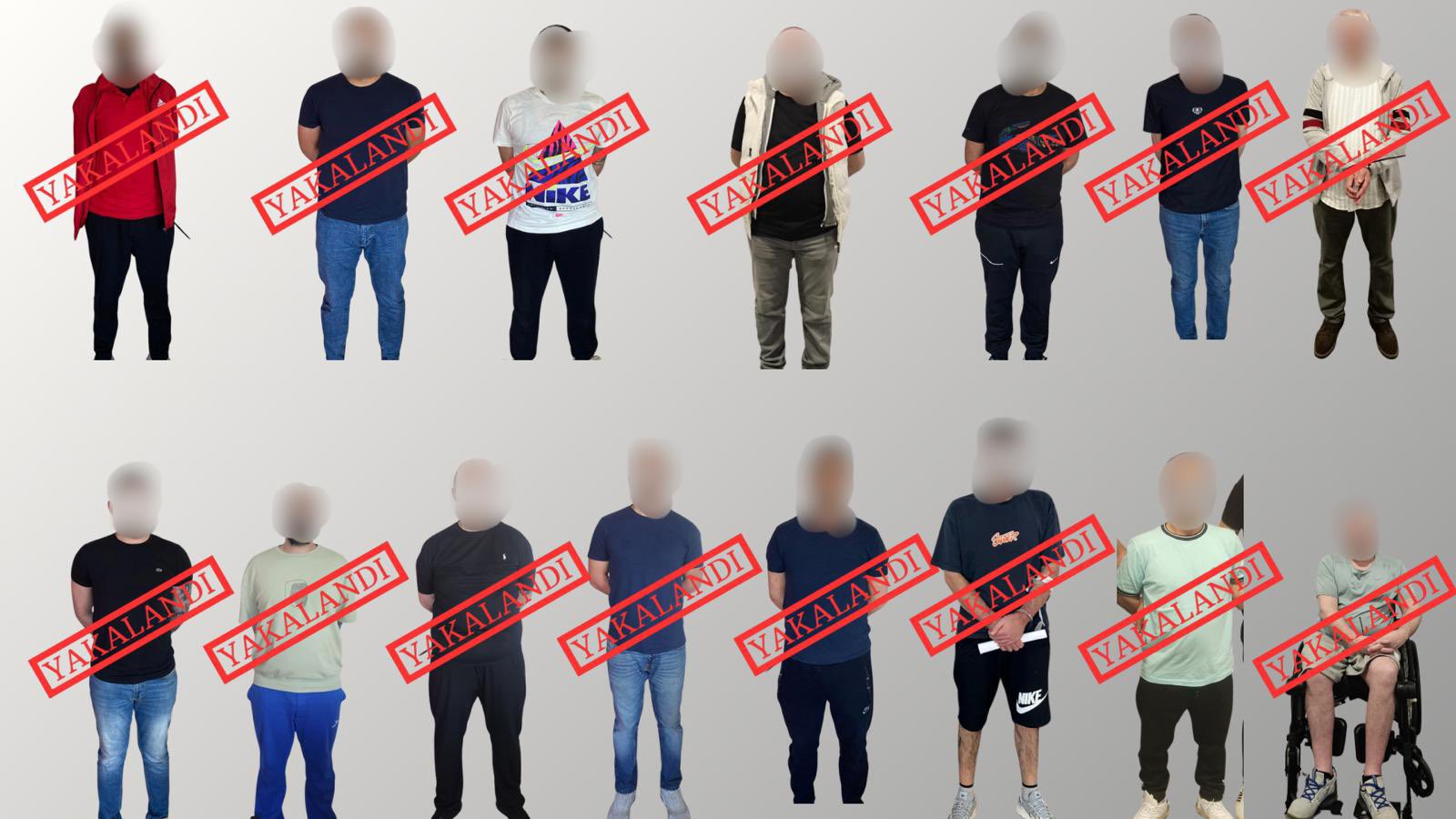 Dev operasyon: Kırmızı bültenle aranan 15 kişi Türkiye'ye getirildi