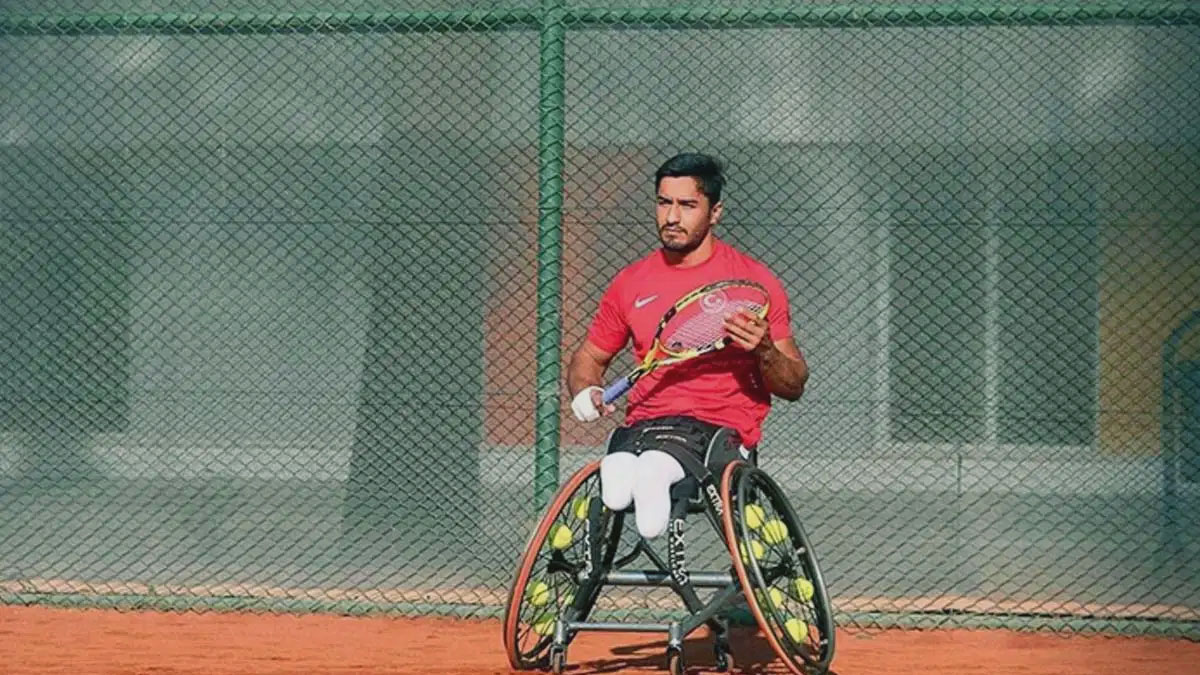 Milli para tenisçi Ahmet Kaplan, Wimbledon'da yarı finale yükseldi