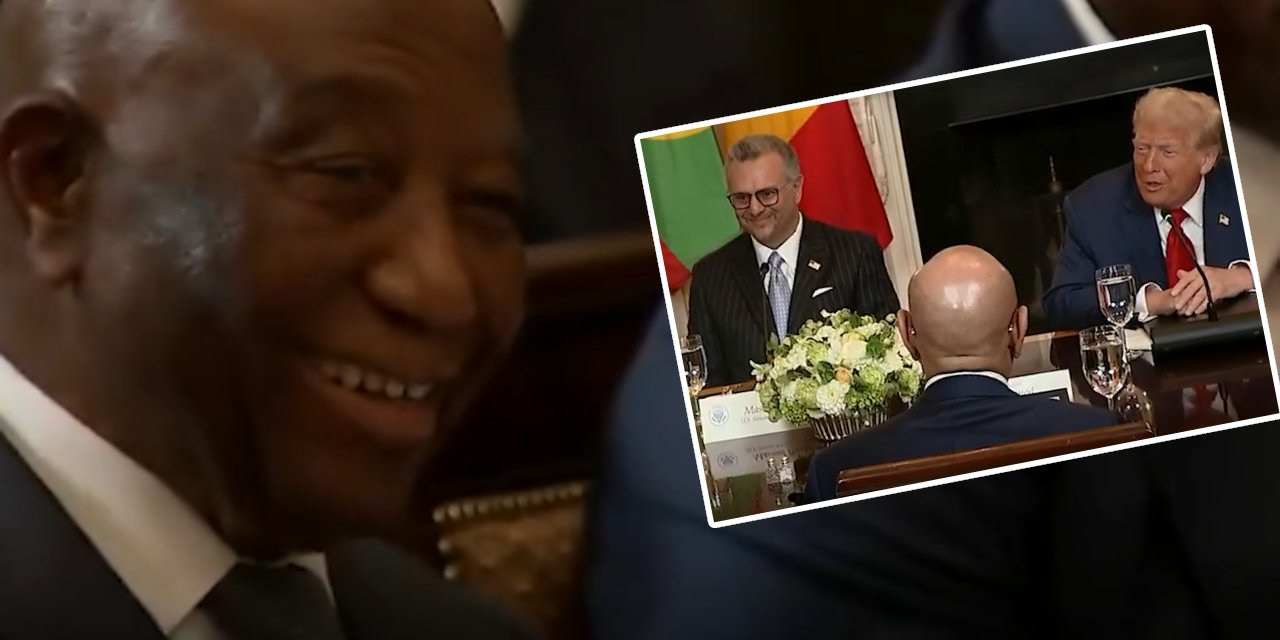 Trump'tan Afrikalı lidere güldüren soru! Salondakiler kahkahaya boğuldu