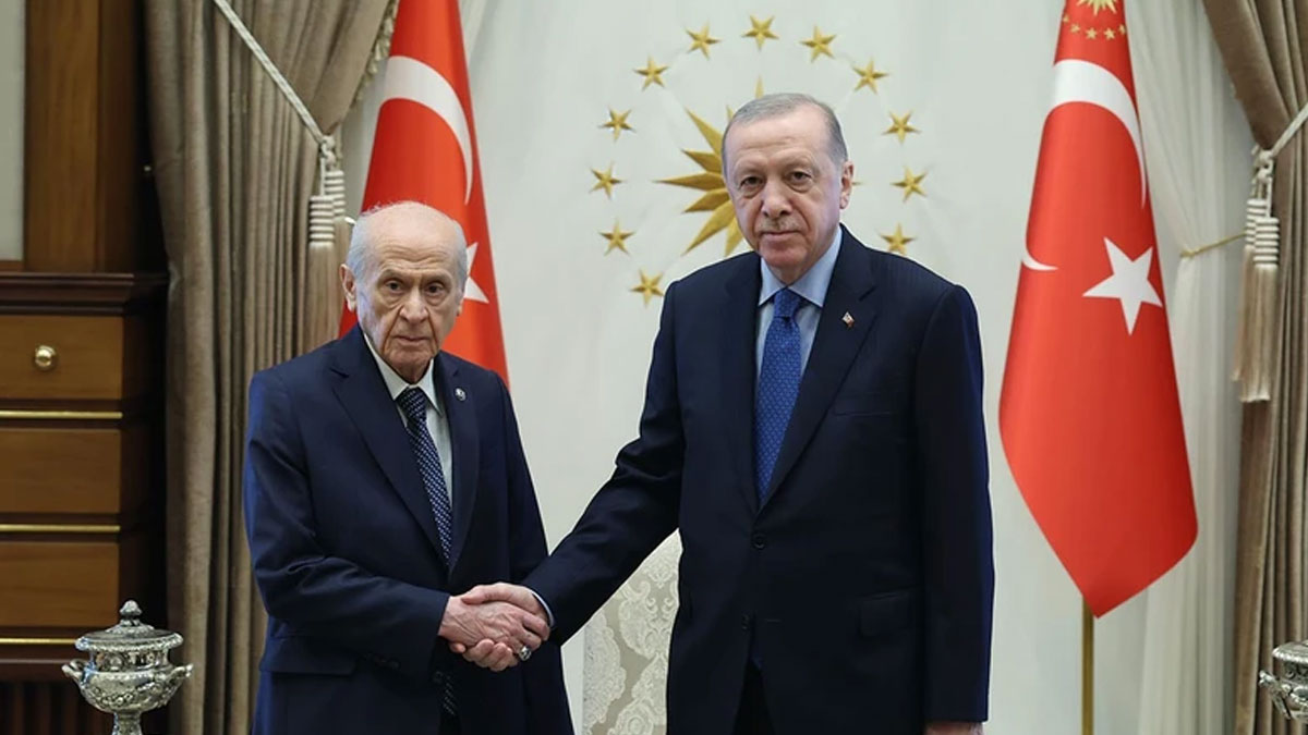 Cumhurbaşkanı Erdoğan ile Bahçeli arasında sürpriz görüşme
