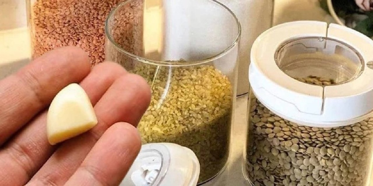 Bir diş sarımsakla bakliyatlar aylarca taze kalıyor: Böceklere karşı doğal çözüm
