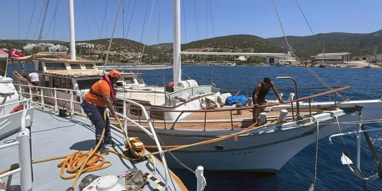 Tekne faciası son anda önledi: 6 kişi kurtarıldı