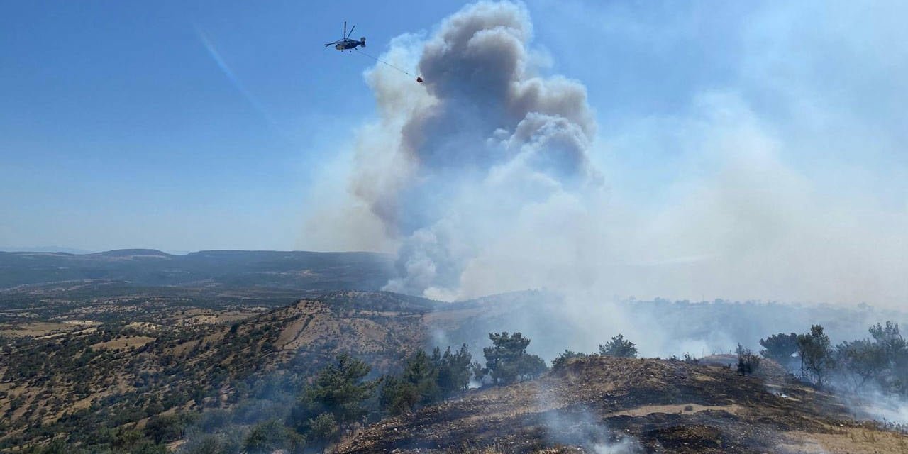 Çanakkale'de orman yangını çıktı: İki köy tahliye ediliyor