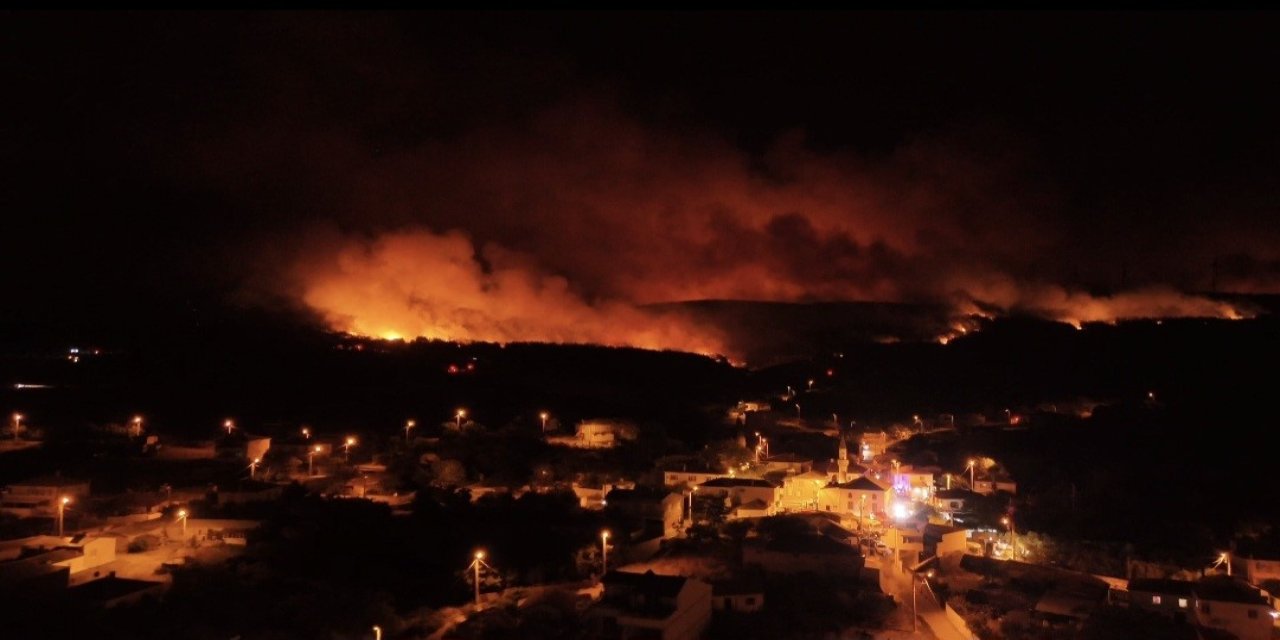 Tekirdağ ve Çanakkale alev alev! Köyler tahliye edildi, bir kişi gözaltında