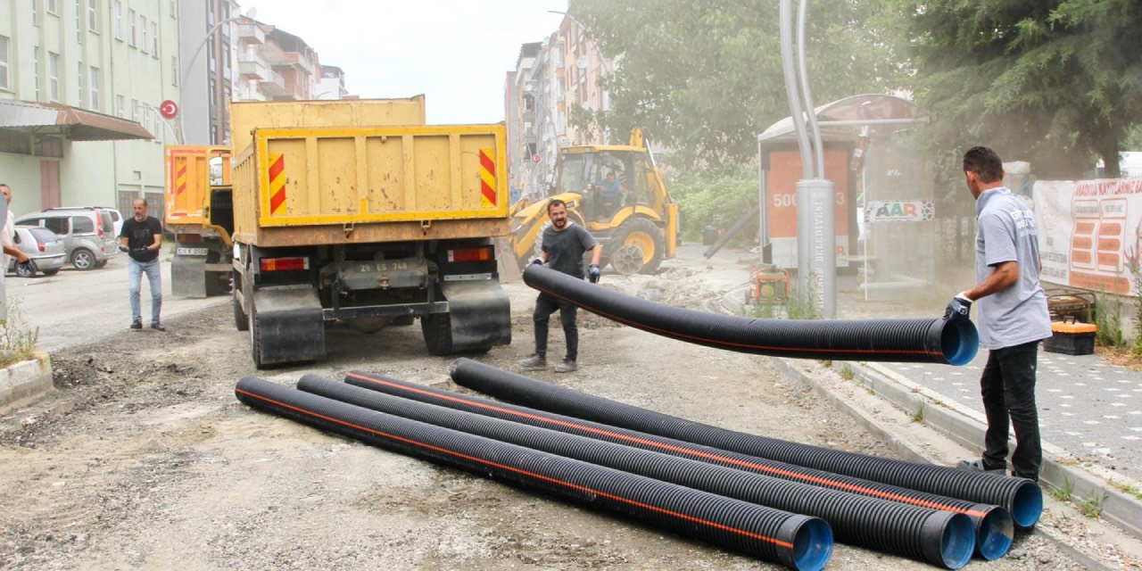 Giresun’da altyapı çalışmaları sürüyor