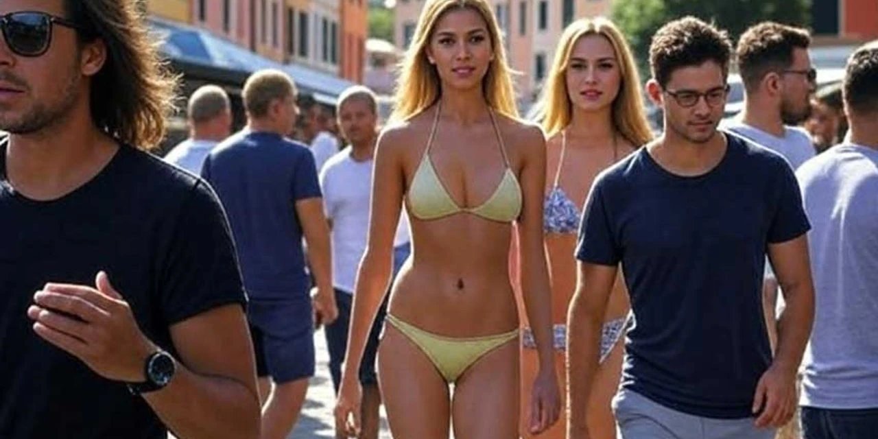 Portofino'da bikiniyle ve çıplak ayakla dolaşmak yasaklandı