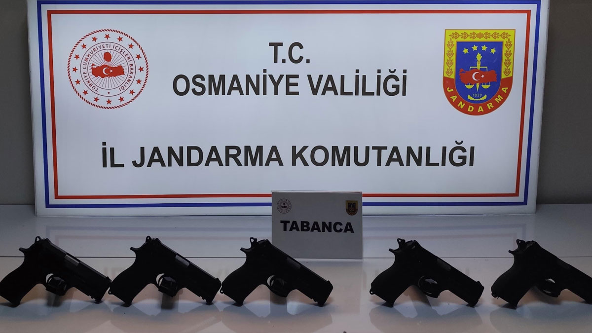 Osmaniye’de silah ve uyuşturucu operasyonu: 5 şüpheli gözaltında