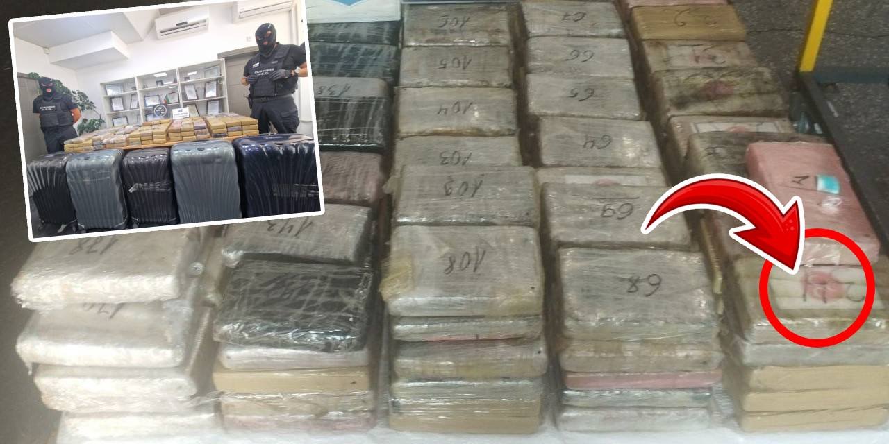 Diplomatik plakalı araçta rekor kokain ele geçirildi! Paketlerin üstünde dikkat çeken 3 hilal detayı