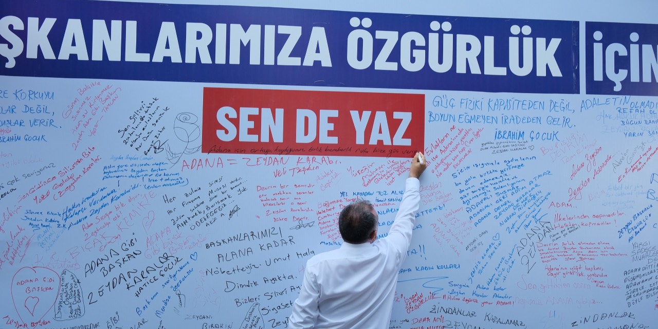 Adalet nöbeti’ne destek: Güngör Geçer, dayanışma mesajı verdi