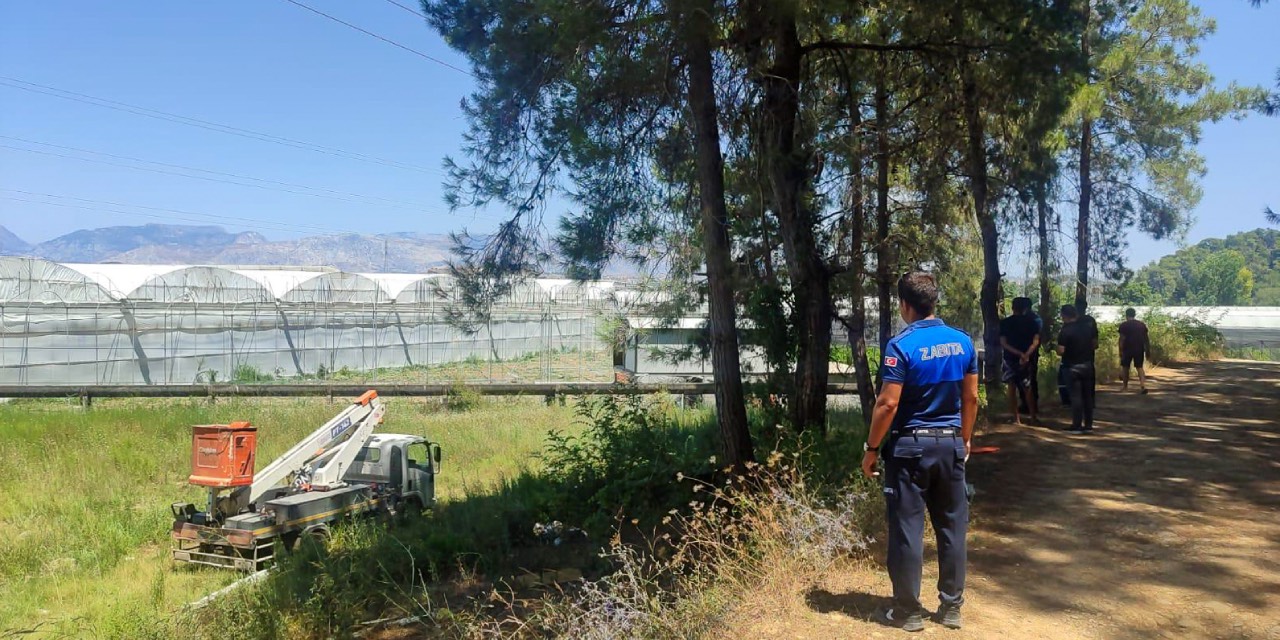 Manavgat Belediyesi'nden yangın riskine karşı yoğun denetim