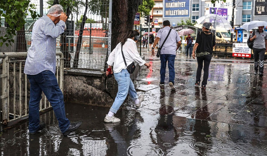 AFAD'dan 'sağanak' uyarısı: Kuvvetli yağışlara dikkat!