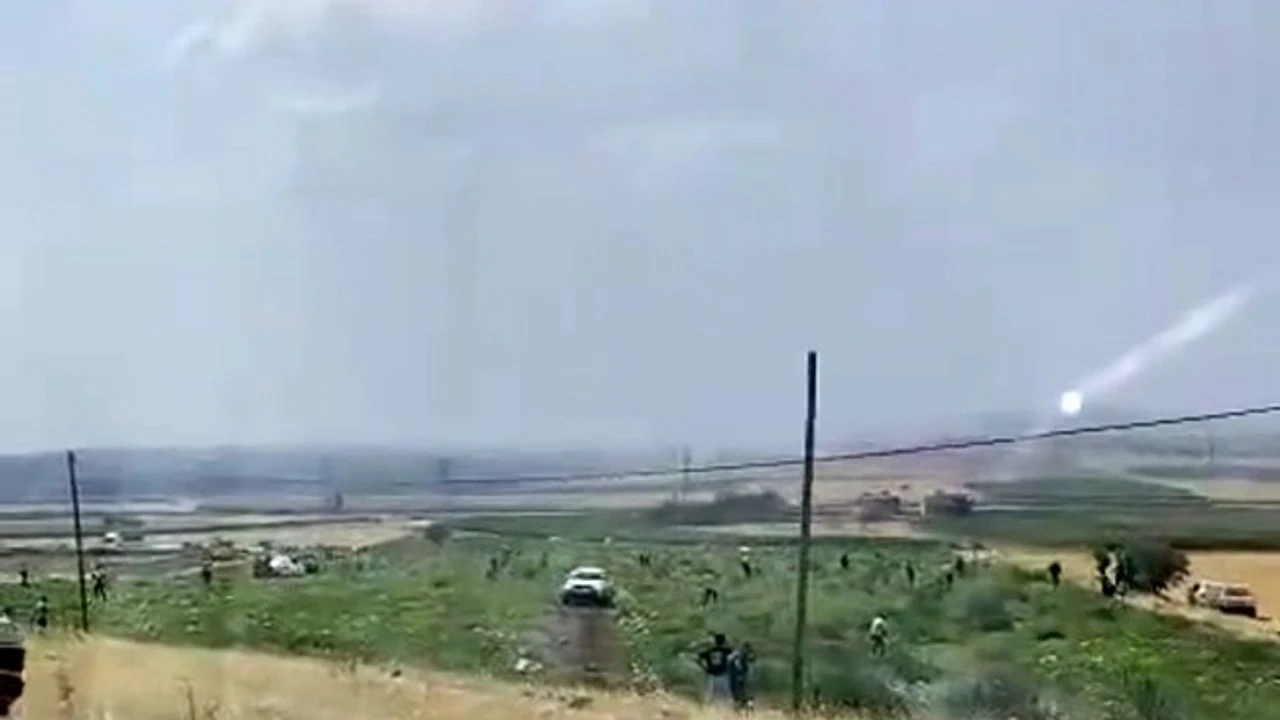Karpuz tarlasına giden çiftçi gözlerine inanamadı