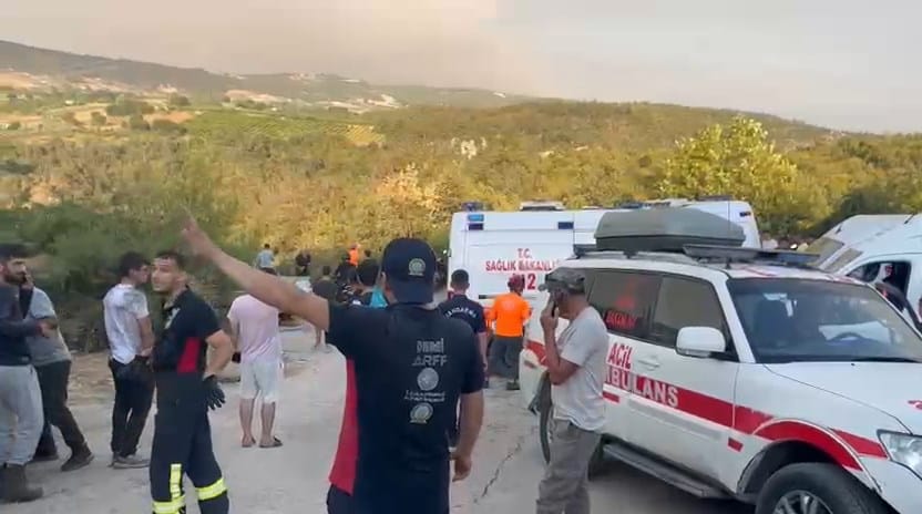 Yangın bölgesine giden tanker uçuruma yuvarlandı: Ölü sayısı 3'e yükseldi