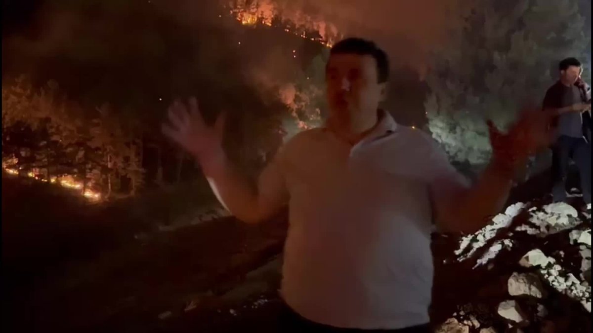 Bursa yangınıyla ilgili şok iddia: 03 plakalı pikap benzin döküp ateşe verdi