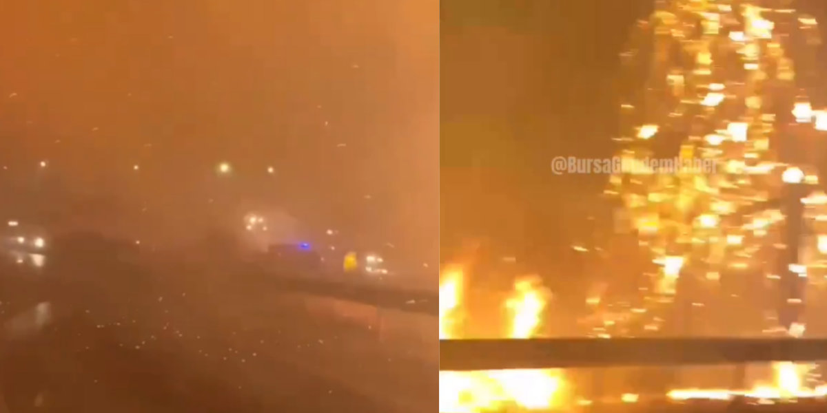 Bursa'daki yangında alevlerin arasında ağlayarak dua etti: Allah'ım sen yardım et bize