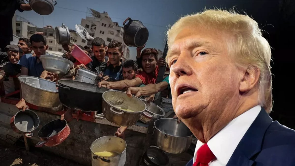 Trump’tan Gazze açıklaması: “İnsanları doyurmak istiyoruz”