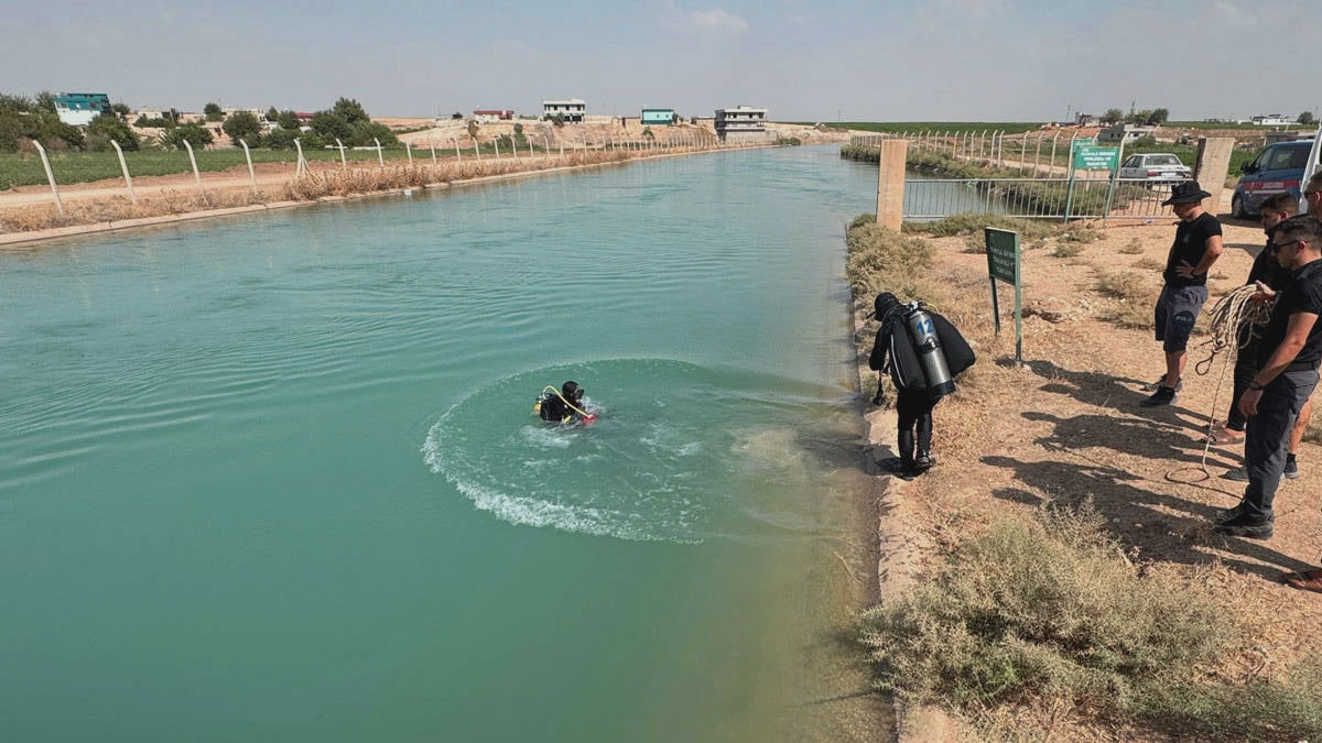 Sulama kanalında yine kayıp aranıyor