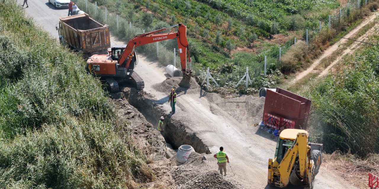 Germencik'e 23 milyon TL'lik yeni yağmur suyu hattı yatırımı