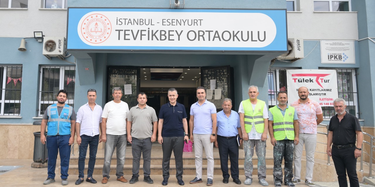 Başkan Vekili Can Aksoy eğitim kurumlarındaki çalışmaları yerinde inceledi
