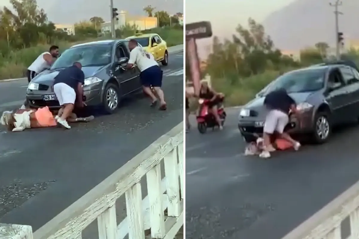 Fethiye'de dehşet! Arabayla önce çarptı sonra ezdi