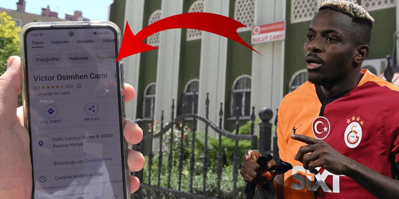 Şaka değil gerçek! Caminin ismini Victor Osimhen olarak değiştirdiler