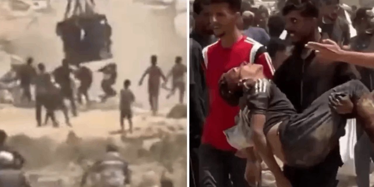 Gazze'de hava yardımı can aldı: 14 yaşındaki çocuk yardım kutusunun altında kaldı
