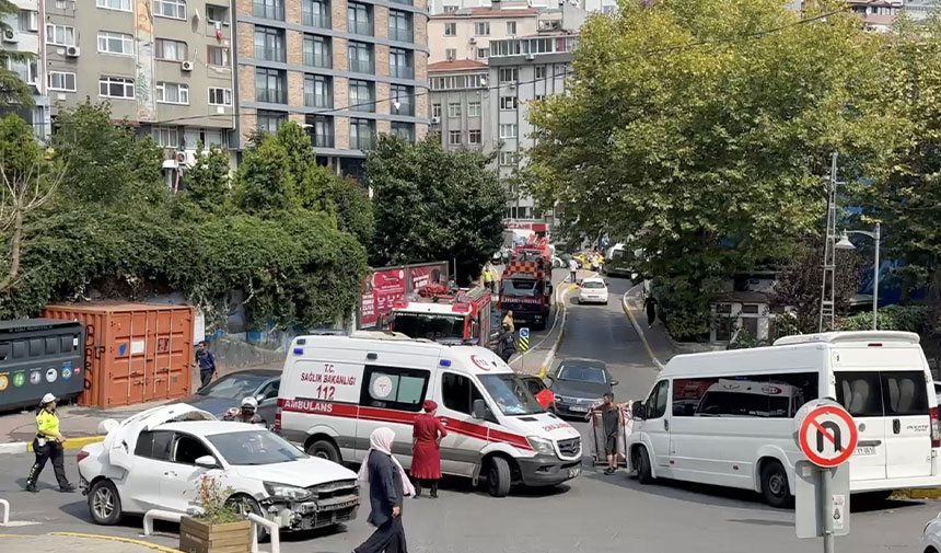 Şişli'de plazada yangın