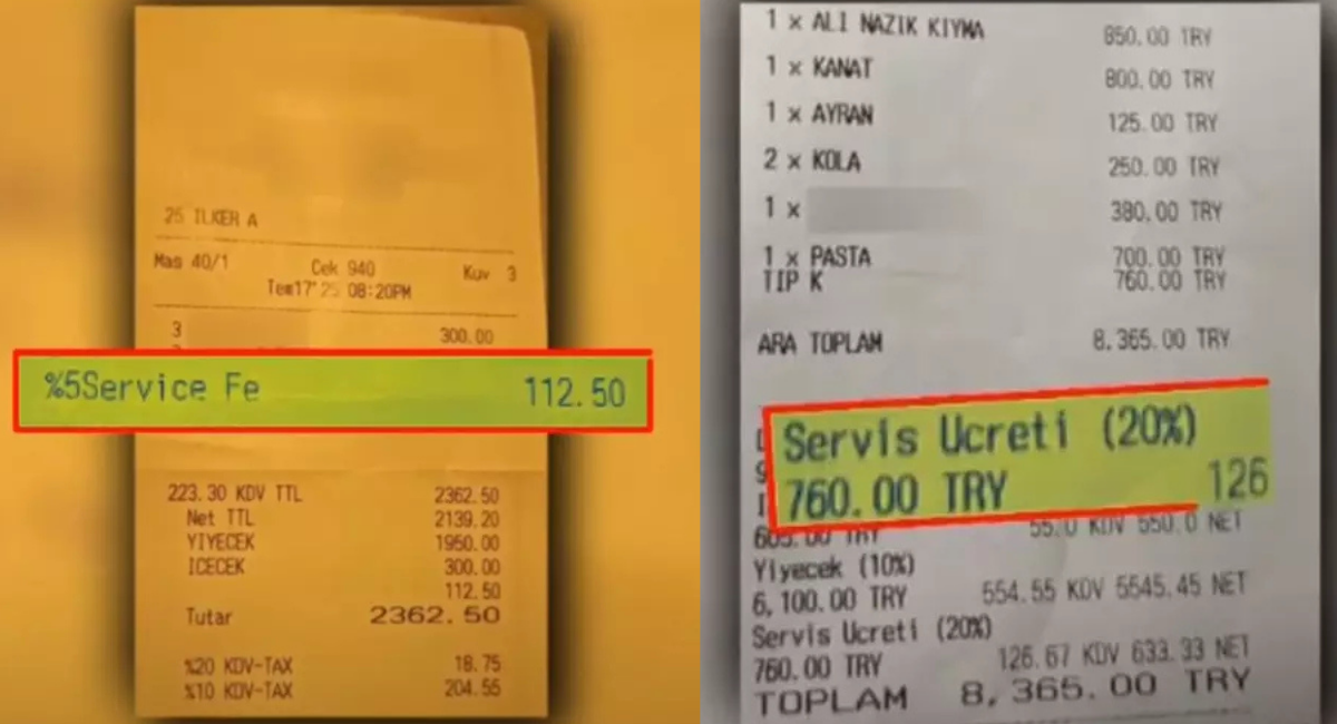 Restoranların servis ücreti oyunu bozuldu: 6 bin TL'sini e-Devlet'ten geri aldı