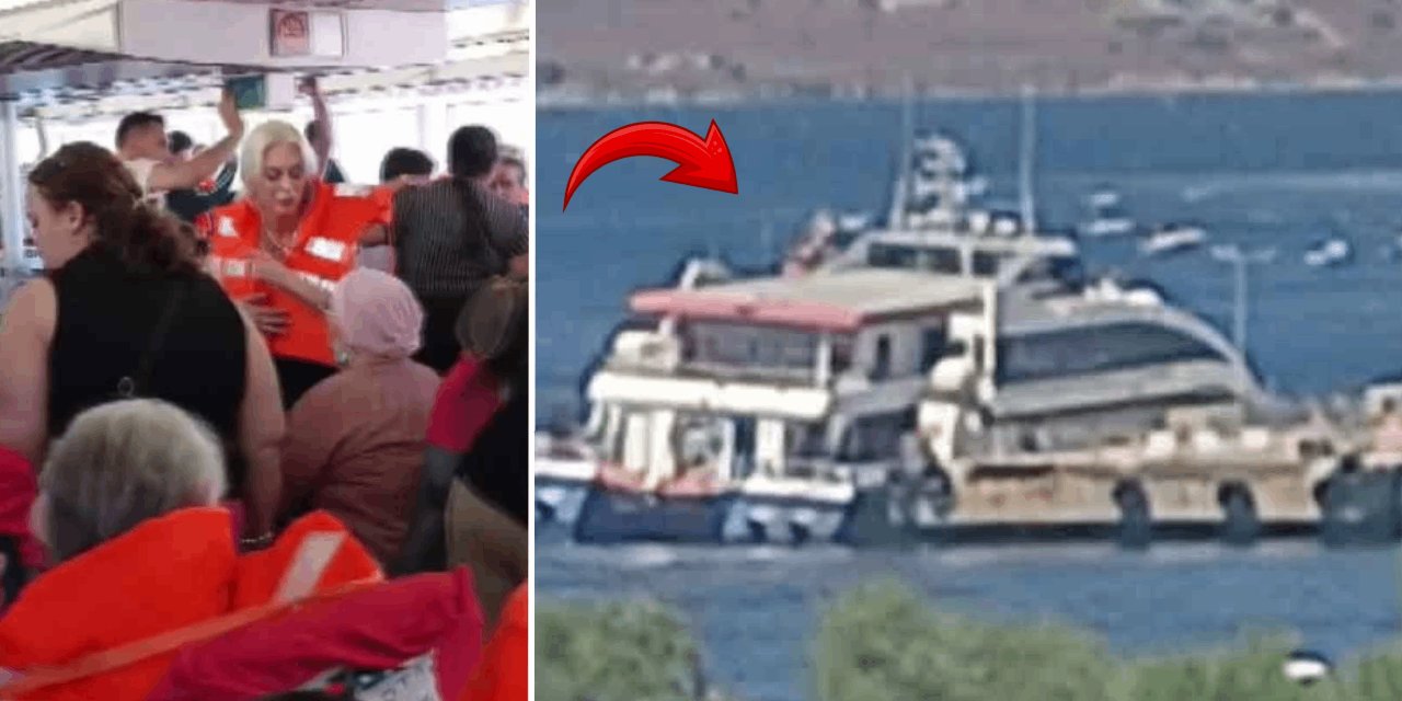 İDO'ya ait deniz otobüsü kayalıklara çarptı!
