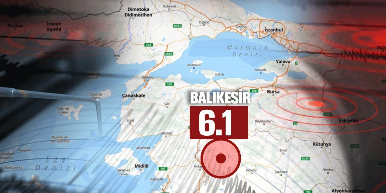 Balıkesir'de deprem! İstanbul, İzmir, Çanakkale, Bursa ve Sakarya'da hissedildi