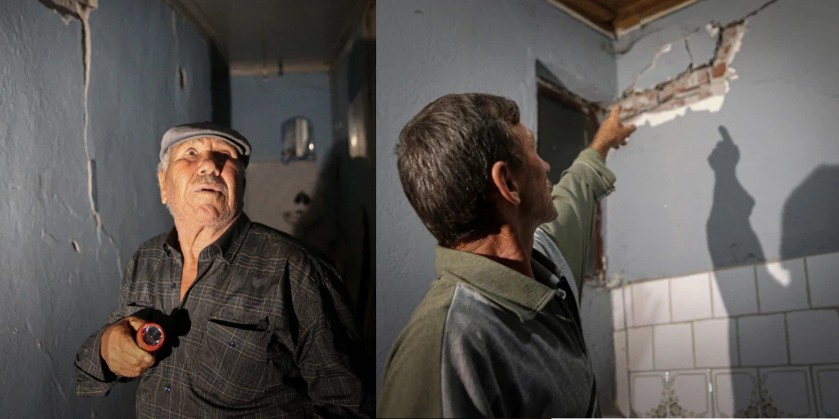 Balıkesir'de depreme yakalananlar o anları anlattı: Duvarlar çöktü kapıları açamadık