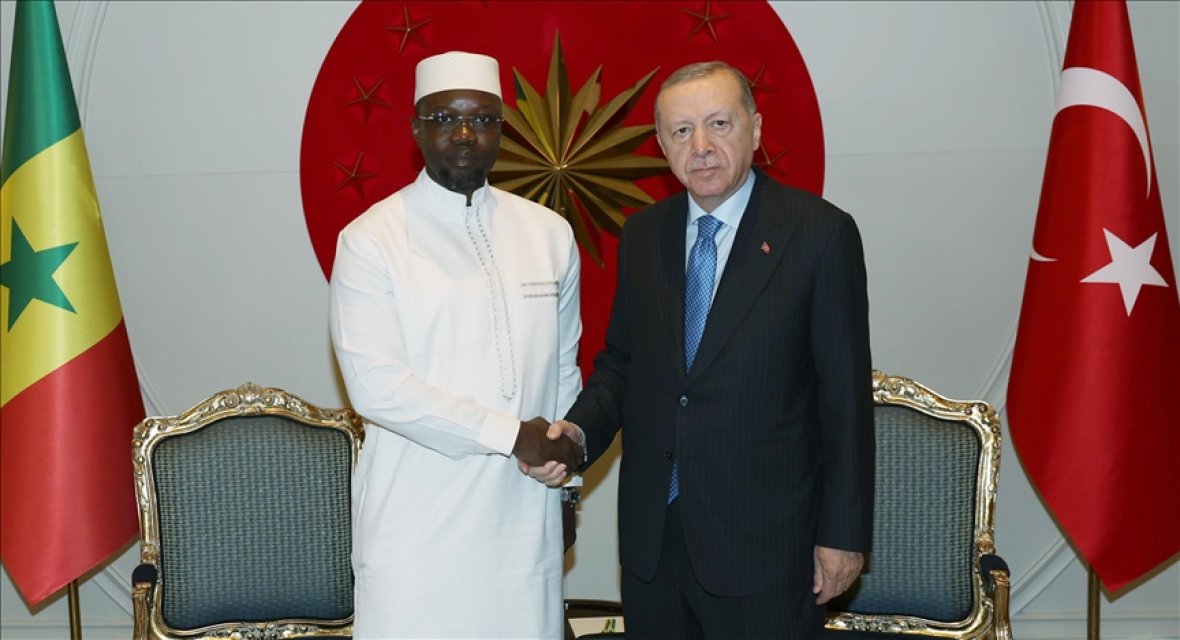 Erdoğan ve Senegal Başbakanı Sonko İstanbul’da bir araya geldi