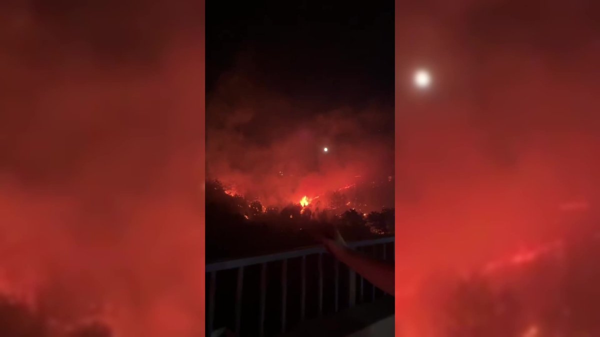 Çanakkale alev alev: Kepez'de korku dolu gece