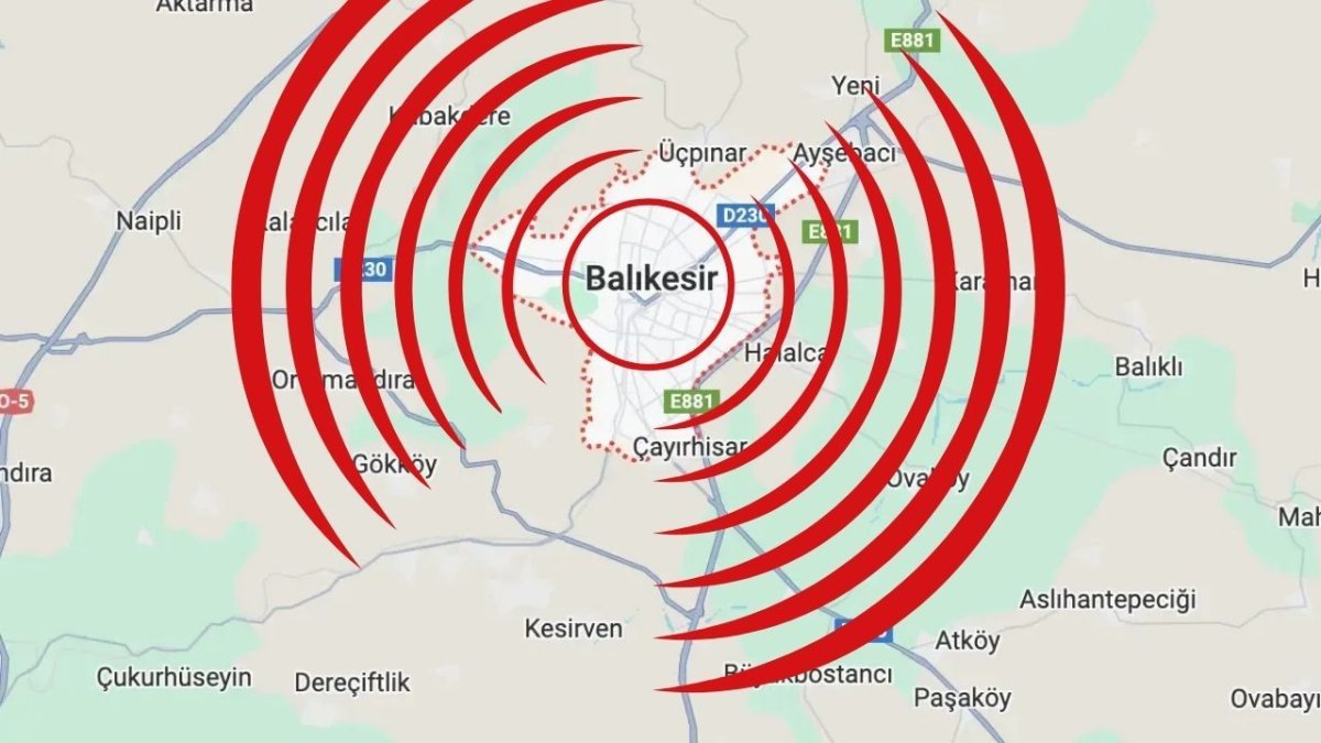 AFAD: Balıkesir’de 6,1’lik deprem sonrası 786 artçı sarsıntı