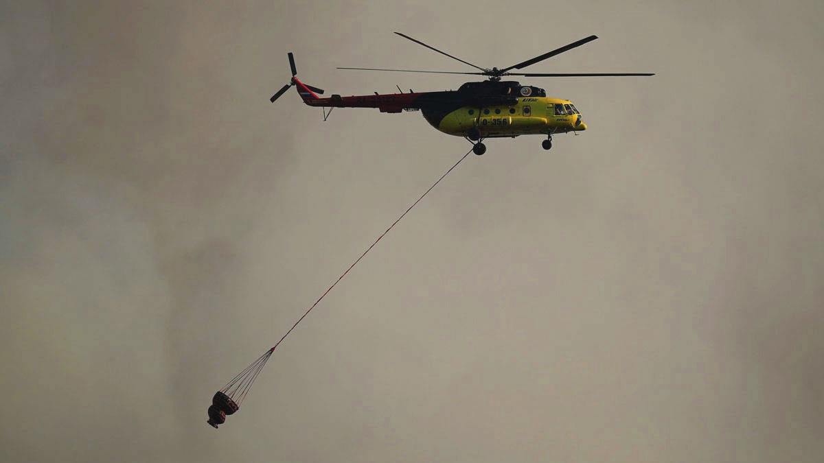 İzmir'de orman yangını başladı