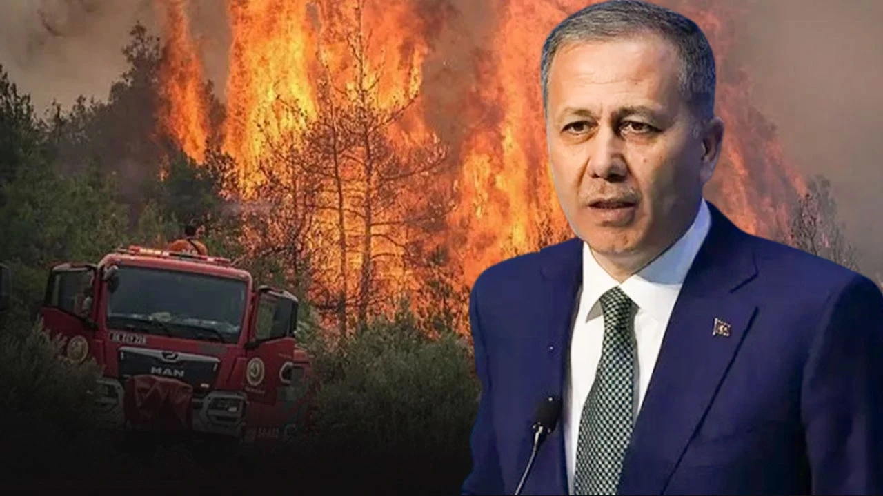 Bakan Yerlikaya açıkladı: Çanakkale'deki orman yangını kontrol altına alındı