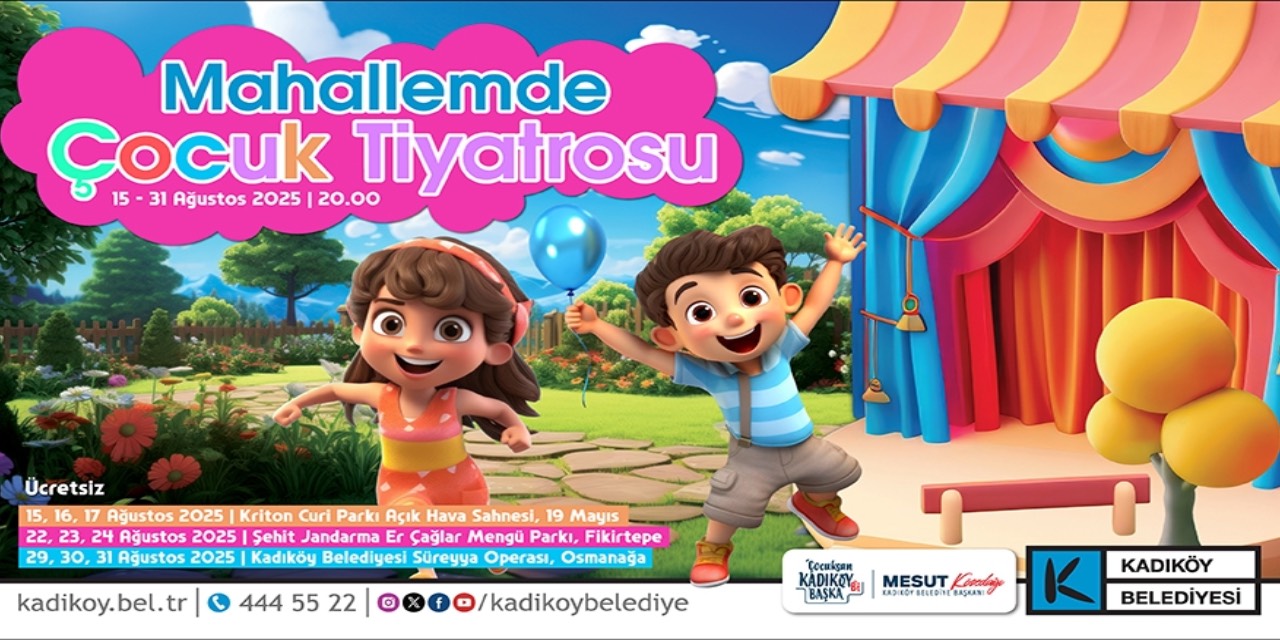 Kadıköy'de “Mahallemde Çocuk Tiyatrosu” 5'inci kez perdelerini açıyor
