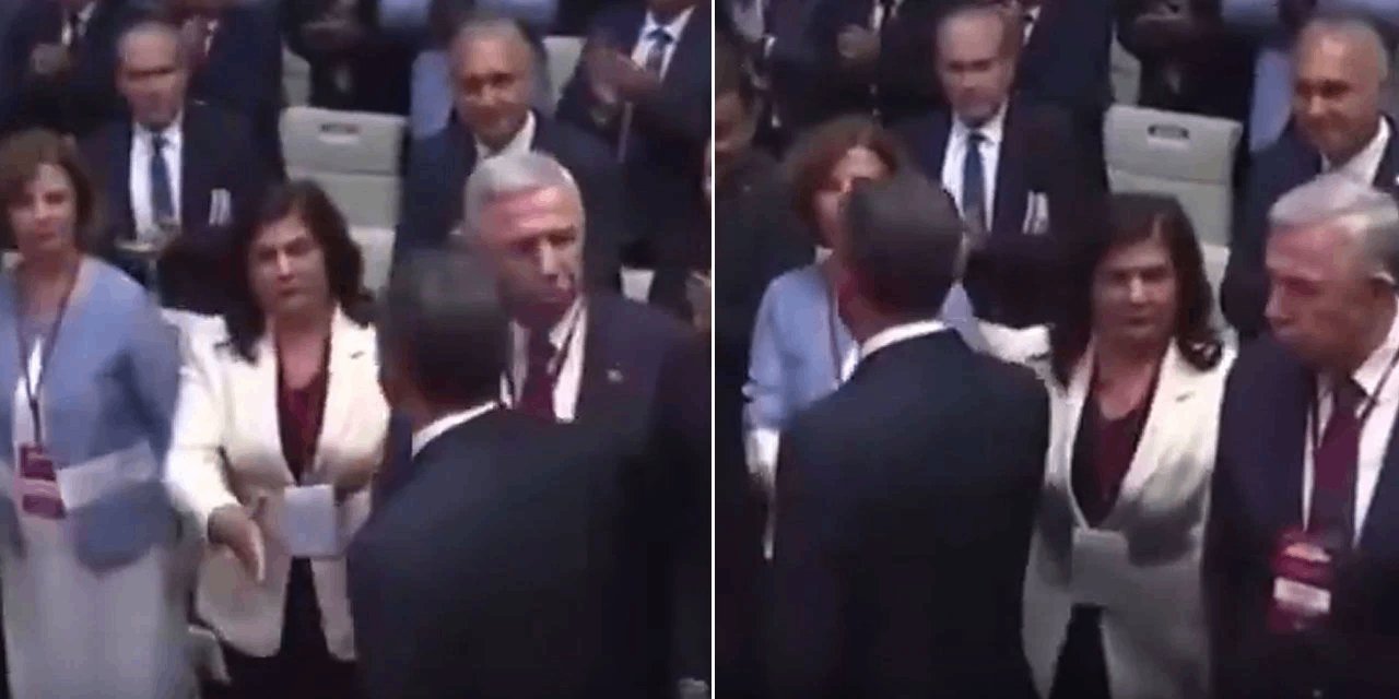 Özgür Özel'in Özlem Çerçioğlu'nun elini sıkmadığı görüntüler ortaya çıktı