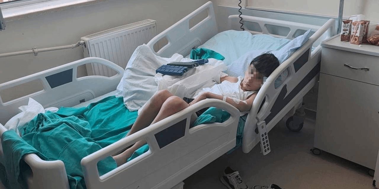 Uzman çavuş 10 yaşındaki çocuğu itti: Bileği kırıldı