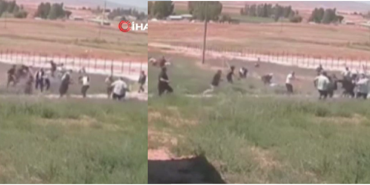 Aileler bıçak ve sopayla birbirine girdi! Ortalık savaş alanına döndü