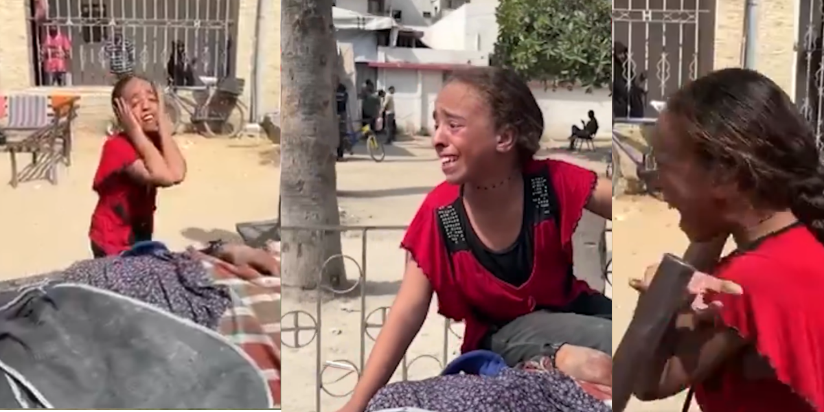 İsrail saldırısında annesini kaybeden Gazzeli küçük kızın feryadı yürekleri burktu