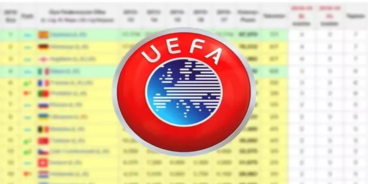 UEFA ülke puanı sıralaması güncellendi! İşte yeni liste