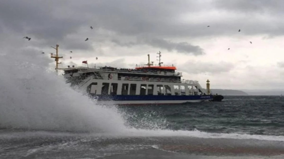 Marmara’da fırtına: Şehir Hatları, İDO ve BUDO seferleri iptal edildi