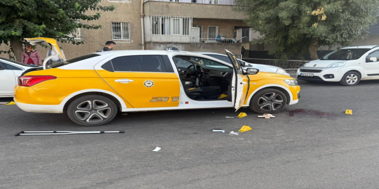 Diyarbakır’da taksiyi kana bulayan olay: Karısını vurdu, taksiciyi yaraladı, intihar etti