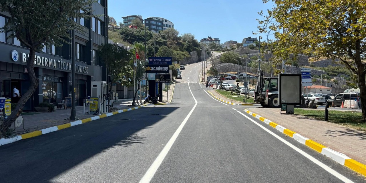 Bandırma’da Mehmet Akif Ersoy Caddesi yenilendi
