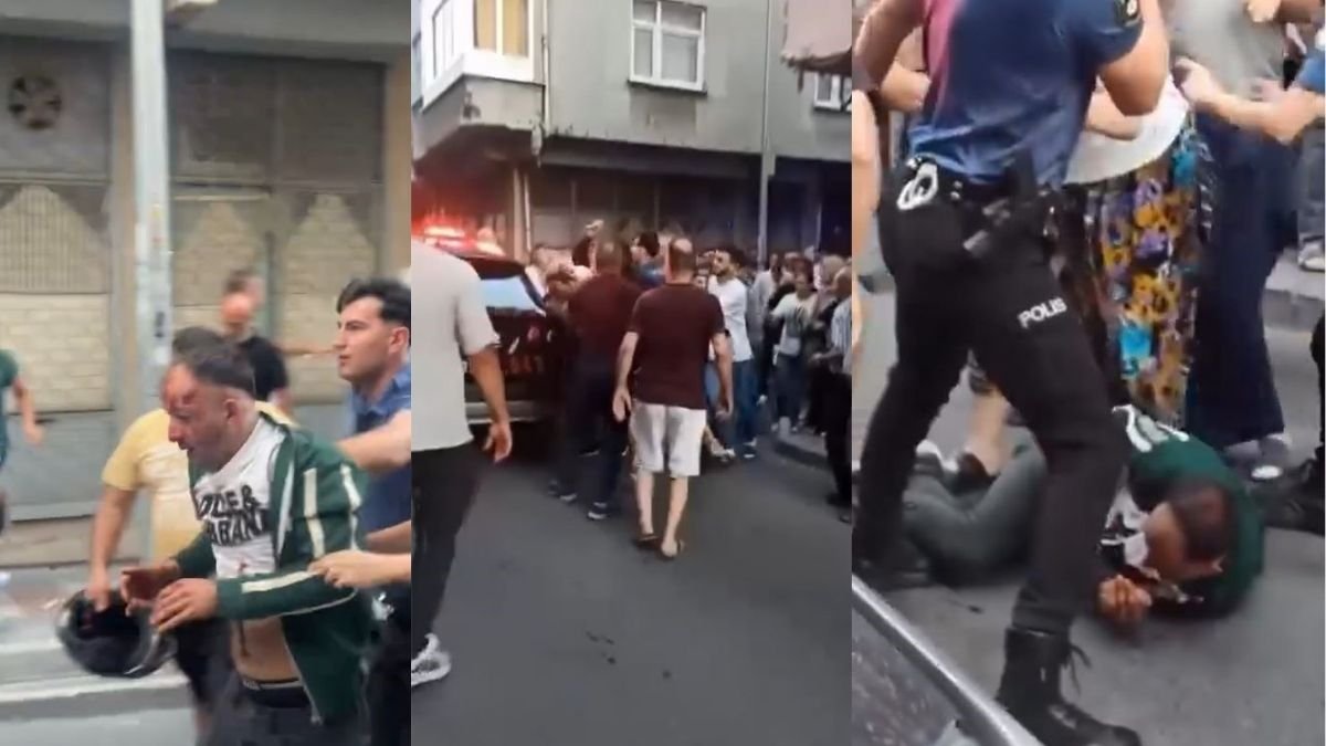 İstanbul'da sokak ortasında kadını bıçakladı: Mahalleli linç etmeye çalıştı