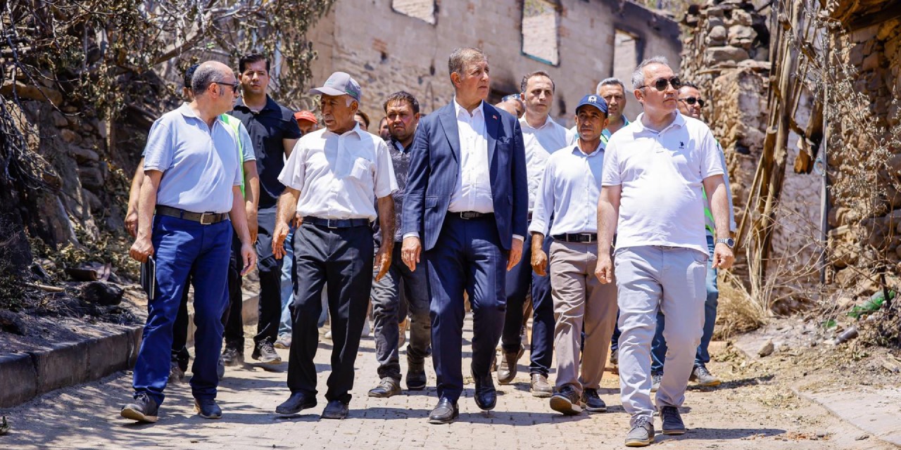 İzmir’de yangın mağdurlarına yıl sonuna kadar su ücreti muafiyeti