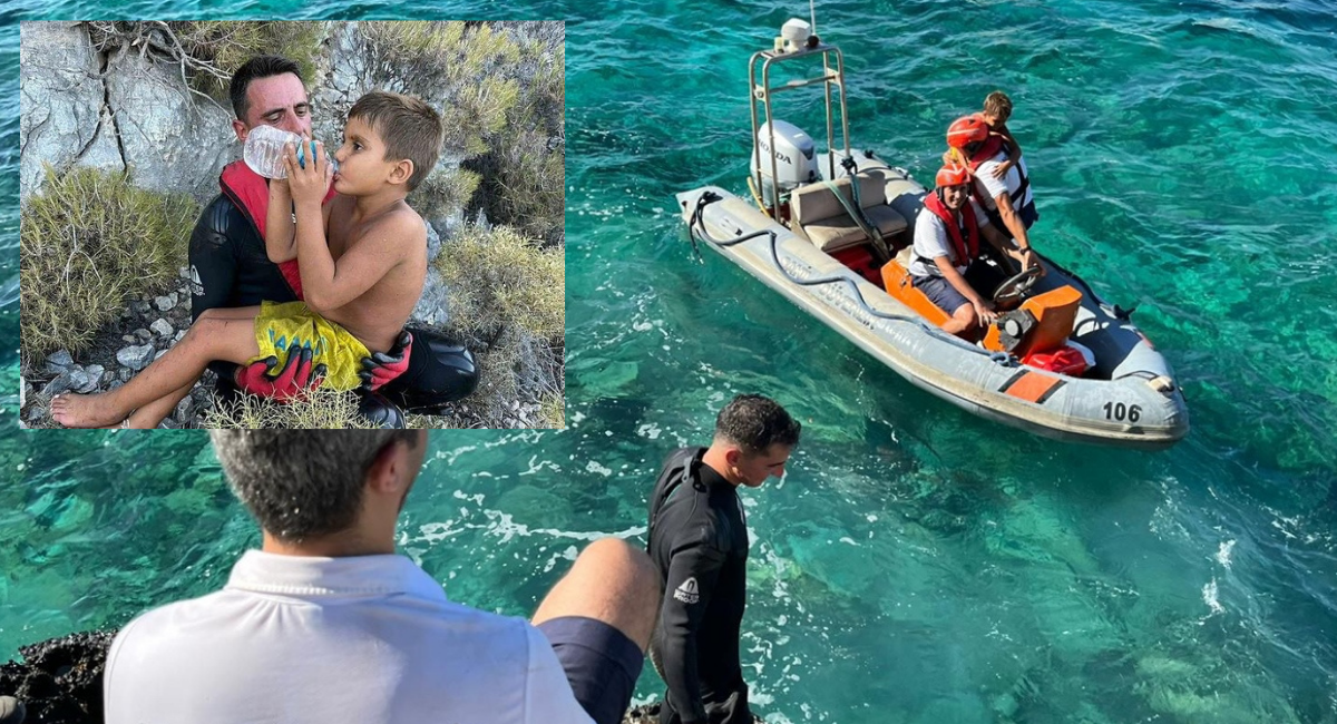 Muğla'da 12 saat sonra gelen mucize! Batan teknede kaybolan 2 çocuk sağ bulundu