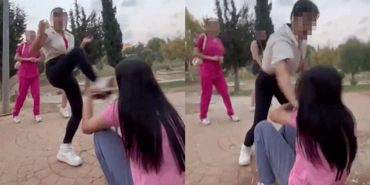 Mersin'de dehşet: 16 yaşındaki kız sokak ortasında akranları tarafından darbedildi