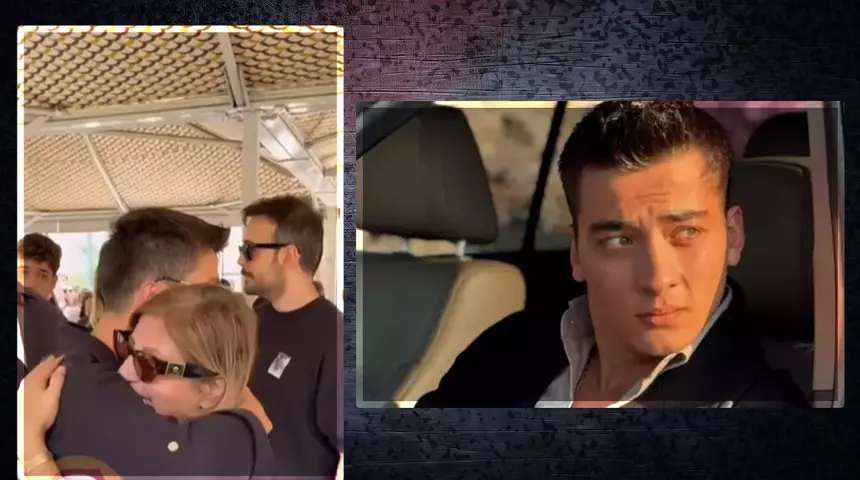 Uzak Şehir'in Kaya'sı Atakan Özkaya babasını son yolculuğuna uğurladı